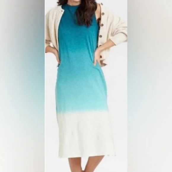universal thread blue dress Universal Thread Light Blue Ruffle Sleeve Dress NWT- Size S – The Saved  Collection main image 0